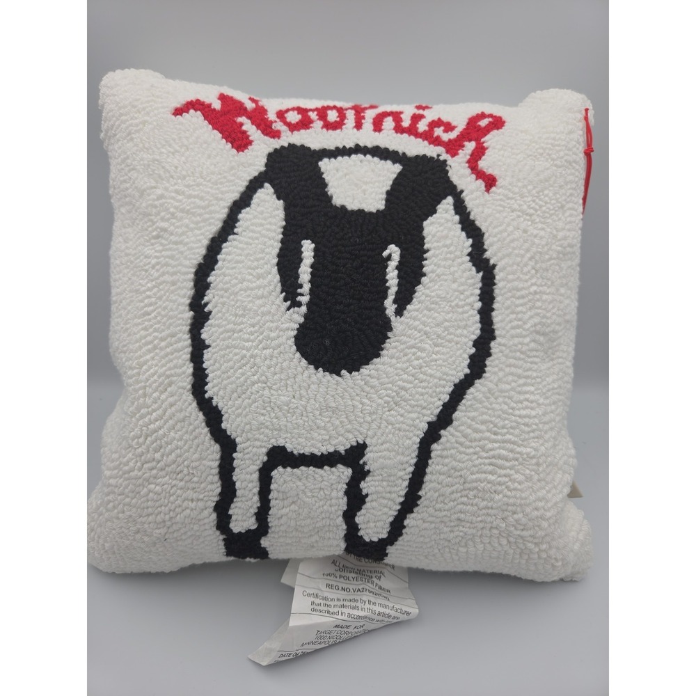 Woolrich Pillow 14"x 14" Textured Sheep Square Toss Pillow White Throw NWT